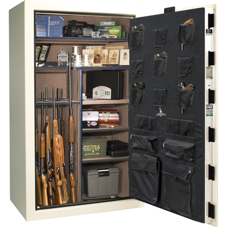 Liberty Safe Rifle & Gun Safe, Electronic Lock, 834 lbs, 75 minute Fire Rating, 64 Long Guns PS64-WTPG-75E